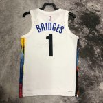 Maillot de Basket #1 Bridges Brooklyn Nets 22-23 city Blanc